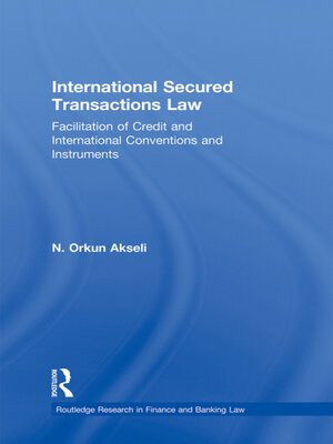 cover image of International Secured Transactions Law